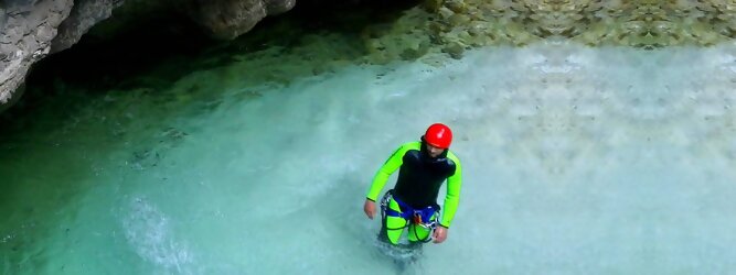 Trip Health - Canyoning - Die Hotspots für Rafting und Canyoning. Abenteuer Aktivität in der Tiroler Natur. Tiefe Schluchten, Klammen, Gumpen, Naturwasserfälle.