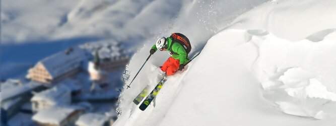 Trip Health - Freeriden - Erleben Sie die Ursprünglichkeit der Alpen beim Freeriden: Das Tiefschneefahren bringt Sie der Natur ganz nah - auch für Anfänger geeignet.